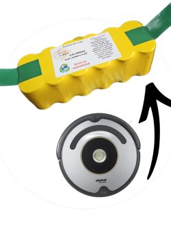 Bateria Roomba Irobot compatible Ni-Mh 14.4v