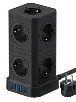 Torre de enchufes 9 + 4 desmontable 2/m